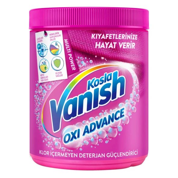 Vanish Kosla Multipower Deterjan Güçlendirici Leke Çıkarıcı Renkliler 400 Gr