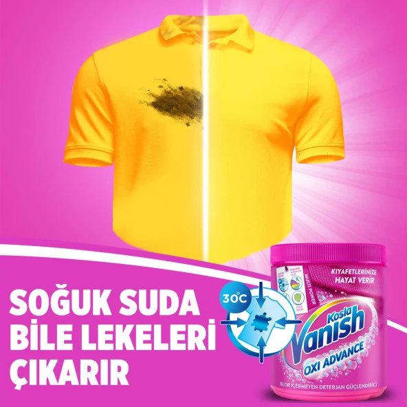 Vanish Kosla Multipower Deterjan Güçlendirici Leke Çıkarıcı Renkliler 400 Gr 4 Adet - 3