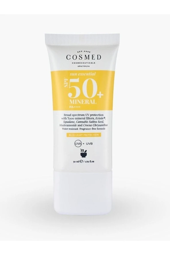 Cosmed Sun Essential Mineral 50 Faktör Güneş Kremi 40 ml