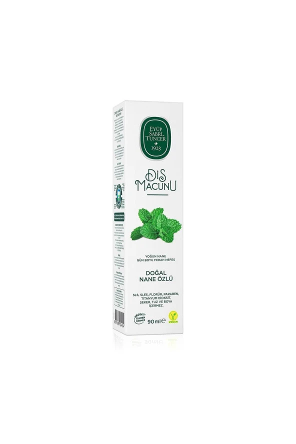 Eyüp Sabri Tuncer Doğal Nane Özlü Diş Macunu 90 ml - 3