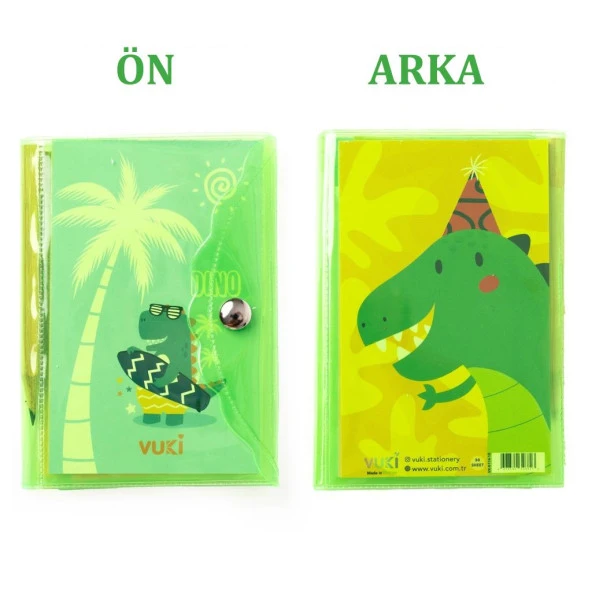Renkli Mini Kalemli Defter Hayvanlar - 2