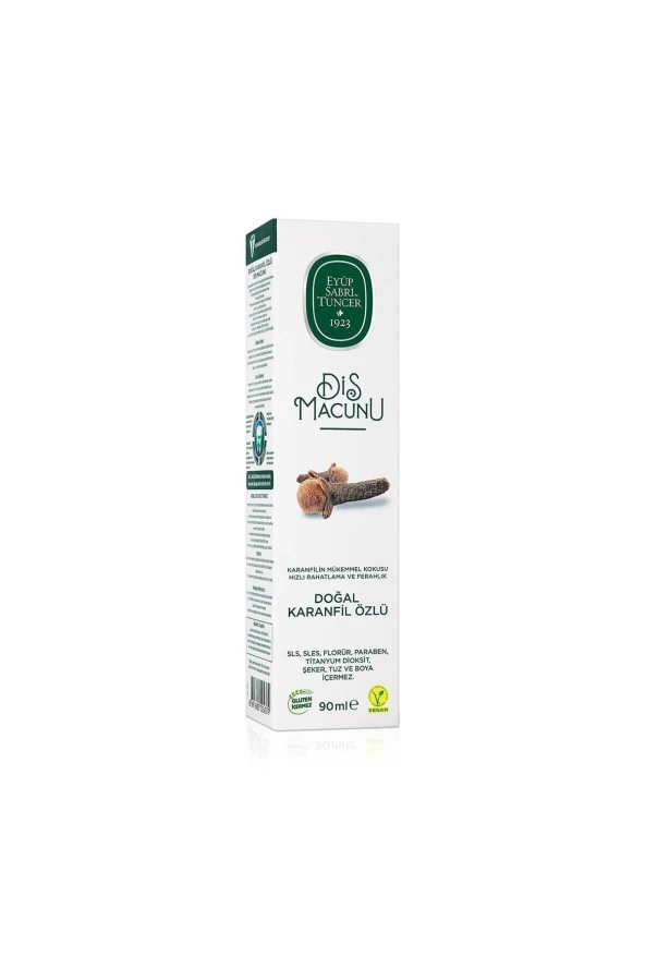 Eyüp Sabri Tuncer Doğal Karanfil Özlü Diş Macunu 90 ml - 2