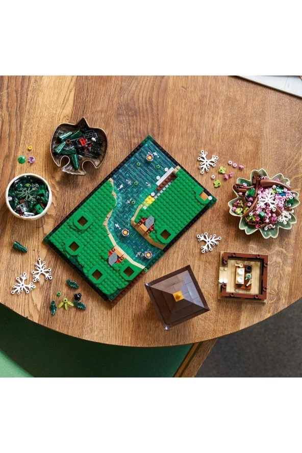 LEGO 10315 Icons Huzurlu Bahçe 1363 PARÇA - Resim 7