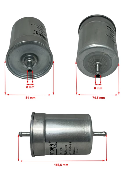 Peugeot 605 (2.0, 3.0) 1989-1999 Yakıt Filtresi - Resim 2