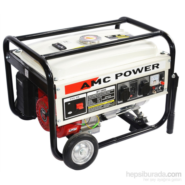 Amc Power Bt-3800 3.5 Kva İpli Benzinli Jeneratör