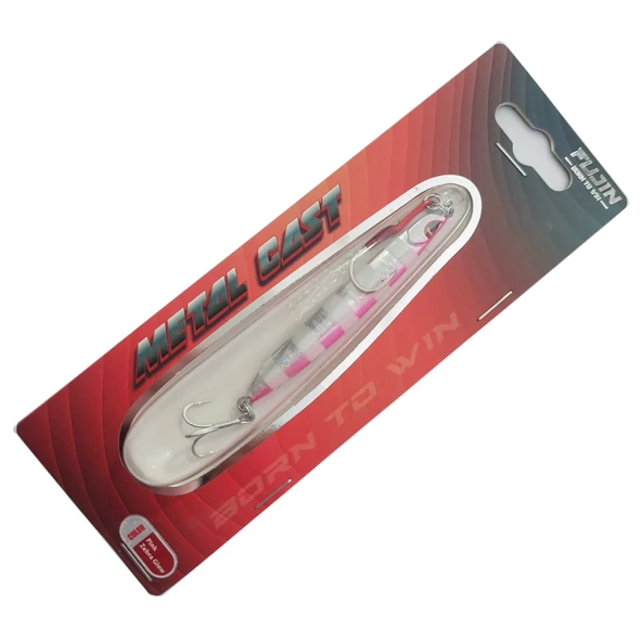 Fujin Metal Cast 20gr Shore Jig Yem  MT02 Pink Zebra Glow ürün görseli