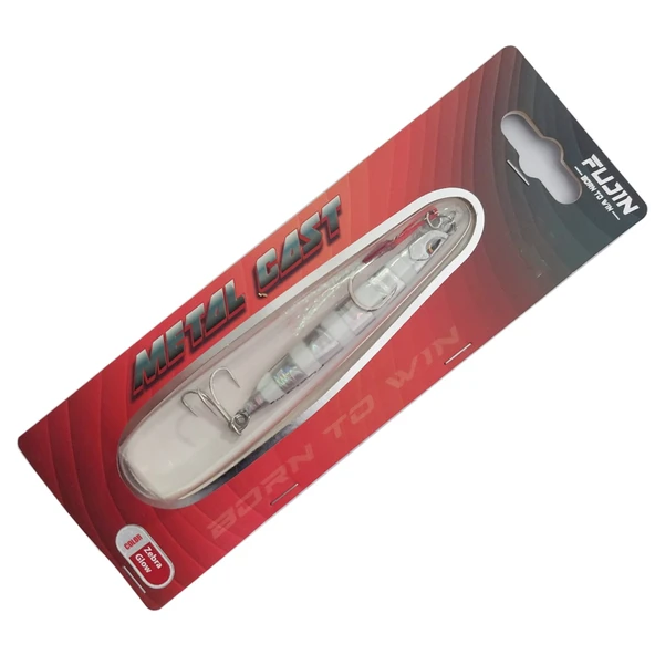 Fujin Metal Cast 20gr Shore Jig Yem  MT04 Zebra Glow