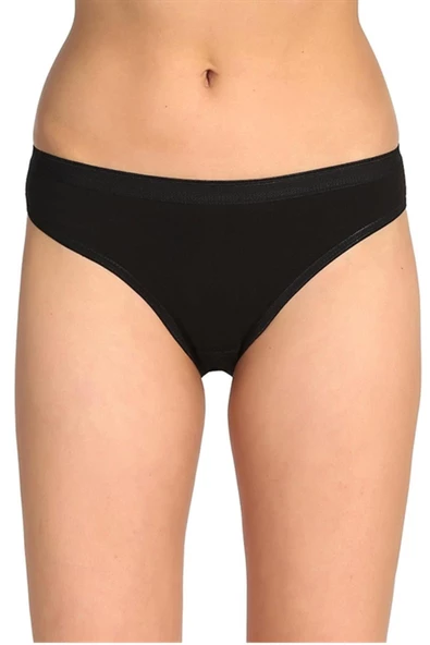 6 Lı Paket Tutku Kadın Likralı Külot Bikini Klasik Elastan - 2