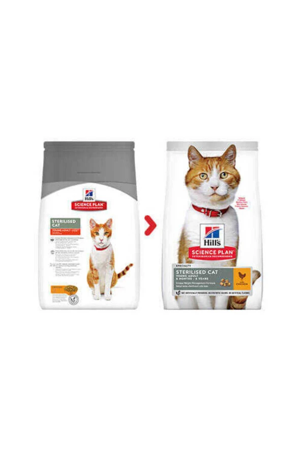 Hills Science Plan Kısırlaştırılmış Tavuklu Kedi Maması 10 kg