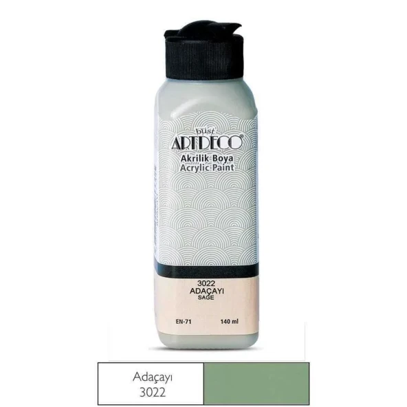 Artdeco Akrilik Boya 140 ml Haki Yeşil