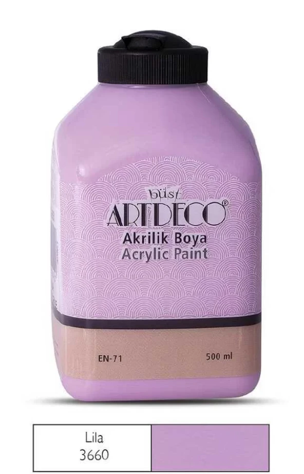 Artdeco Akrilik Boya 500 ml Lila