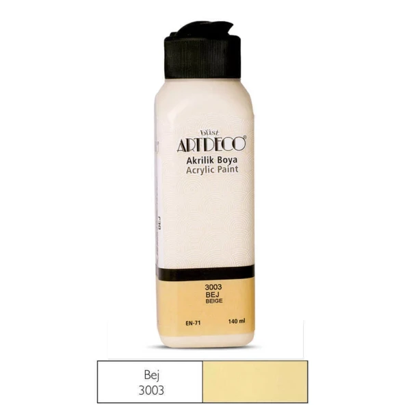 Artdeco Akrilik Boya 140 ml Bej ürün görseli 1