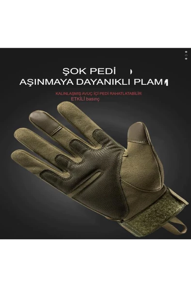 Profesyonel Korumalı Motosiklet Eldiveni Su Rüzgar Geçirmez Elastik Üs Kalite Malzeme Siyah - 6