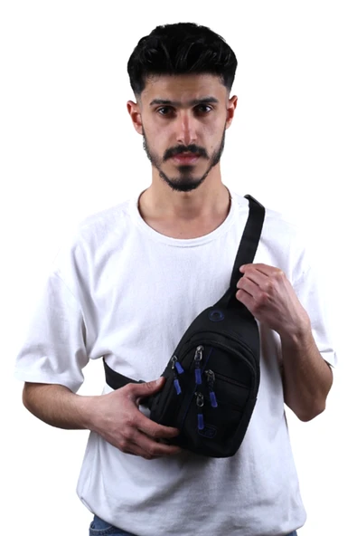 Seventeen 3474 Erkek Kanvas Body Bag Çapraz Çanta - Resim 3