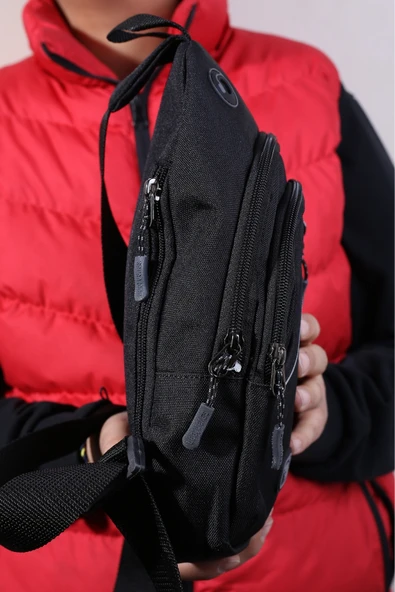 Seventeen 3474 Erkek Kanvas Body Bag Çapraz Çanta - Resim 8