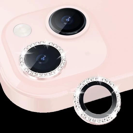 İphone 13-13 Mini Taşlı Lens Koruma - Resim 4