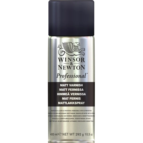 Winsor & Newton Matt Varnish 400ml Sprey Mat Vernik / 981