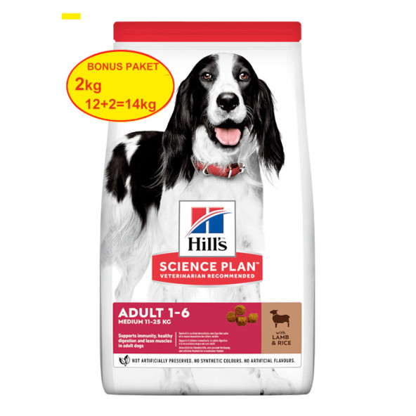 Hill's Science Plan Adult Lamb&rice Kuzu Etli Pirinçli Yetişkin Köpek Maması 14 kg :SKT 04.25