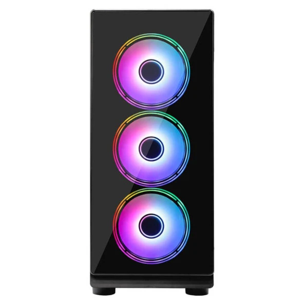 Turbox DangerZone Kumandalı 4x Argb Fan USB 3.0 400W ATX Gaming Bilgisayar Kasası - 2