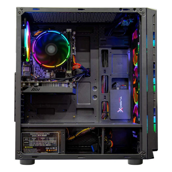 Turbox DangerZone Kumandalı 4x Argb Fan USB 3.0 400W ATX Gaming Bilgisayar Kasası - 3