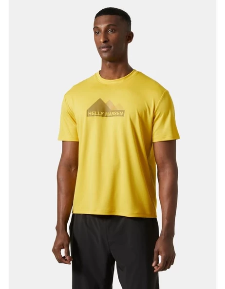 Helly Hansen Tech Graphic Erkek Tişört Sarı HHA.63088HHA348