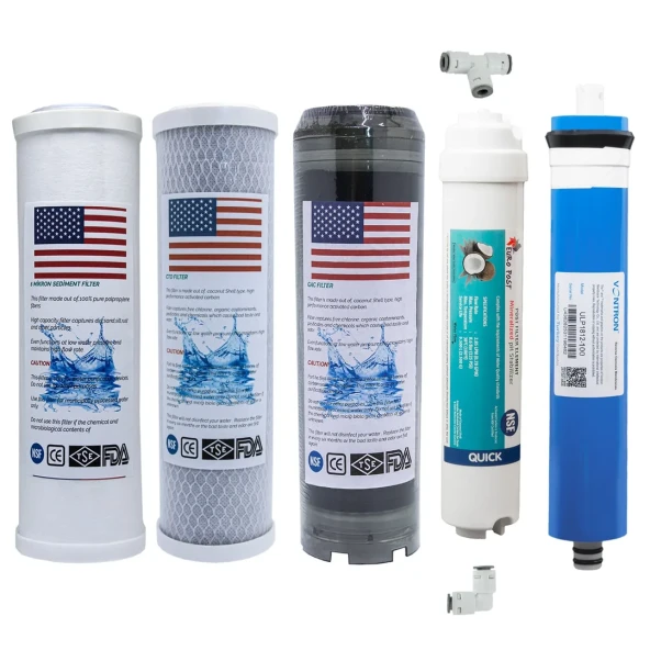 Vontron Membranlı Çift Karbonlu 5li Filtre Seti ürün görseli