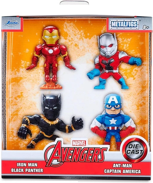 Marvel Avengers 4 Pack 2.5 Inch Metal Figür