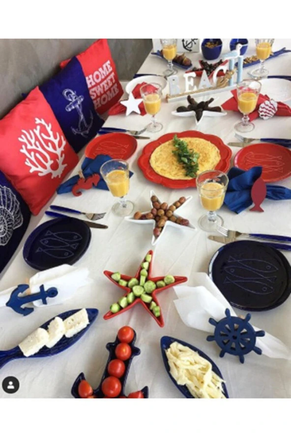 Çapa Peçete Halkası & Peçete Yüzüğü 2'li - 2