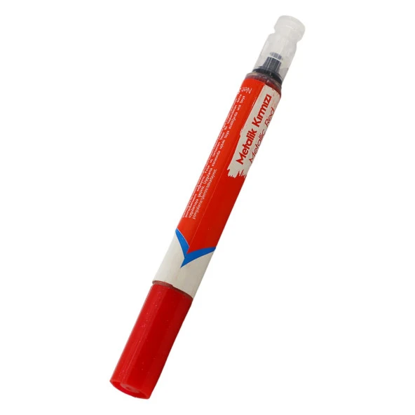 Oto Rötuş Kalemi 5 ML Araç Kaporta Tampon Çizik Giderici Fırça Yenileme Metalik Kırmızı Renk Boya - 2