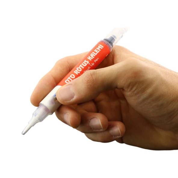 Oto Rötuş Kalemi 5 ML Araç Kaporta Tampon Çizik Giderici Fırça Yenileme Metalik Kırmızı Renk Boya - 5