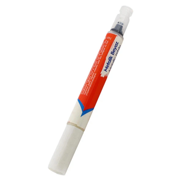 Oto Rötuş Kalemi 5 ML Araç Kaporta Tampon Çizik Giderici Fırça Yenileme Metalik Beyaz Renk Boya - 2