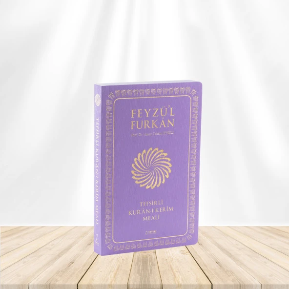 Feyzü'l Furkan Tefsirli Kur'an-ı Kerim Meali (Sempatik Cep Boy - İnce Cilt) Lila