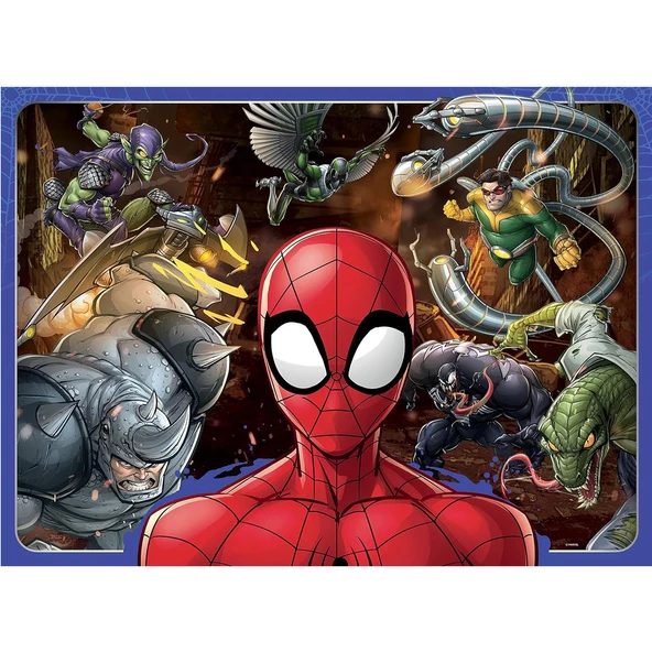 Ravensburger 100 XXL Parçalı Spiderman Örümcek Adam Yapboz Puzzle Ravensburger 6 Yaş ve Üzeri Çocuk Yapbozları - 2