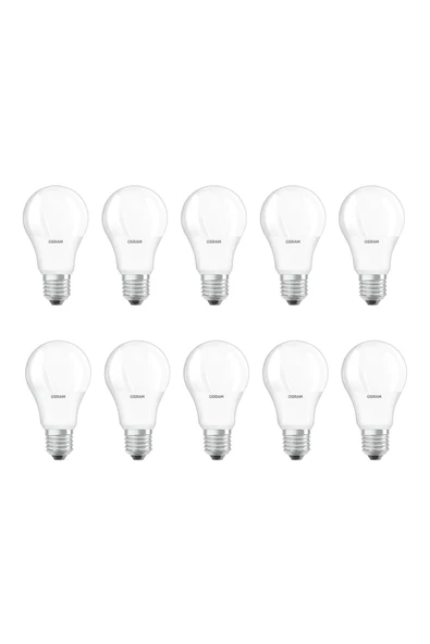 10 Adet Osram 8,5W Led Ampul E27 Duy 6500K - Beyaz Işık