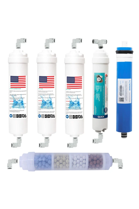 Vontron Membranlı Kapalı Kasa 6 Filtreli 9 Aşamalı Su Arıtma Filtresi ürün görseli