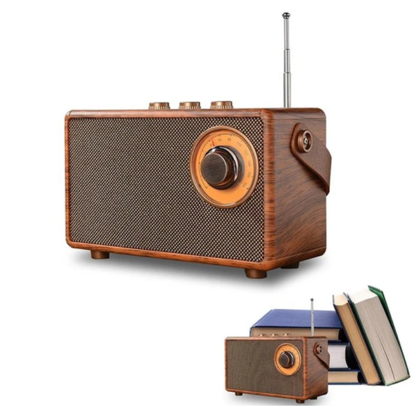 ULVİLA AS23 Nostaljik Şarjlı Fm Radyo, Handfree+Aux+Usb ve Tf Card Okuyuculu Mp3 - 3
