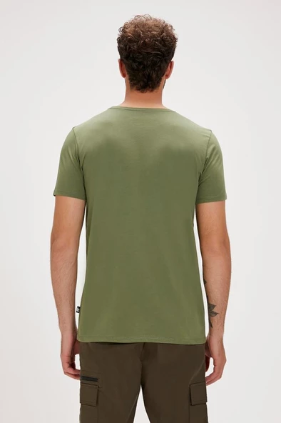 Bad Bear DEREK T-SHIRT THYME Erkek Tişört Yeşil S-XXL - 5