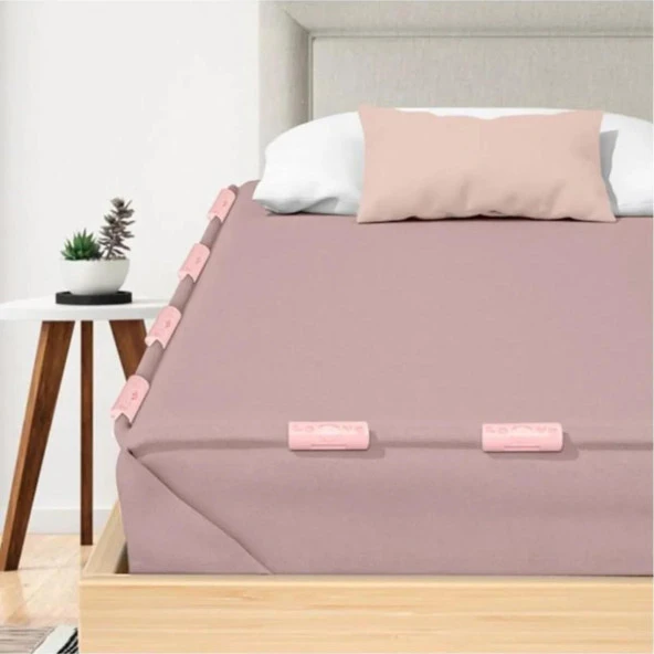 3B Trend 6 Adet Çok Amaçlı Çarşaf Sabitleme Klips Organizer Klips - 4