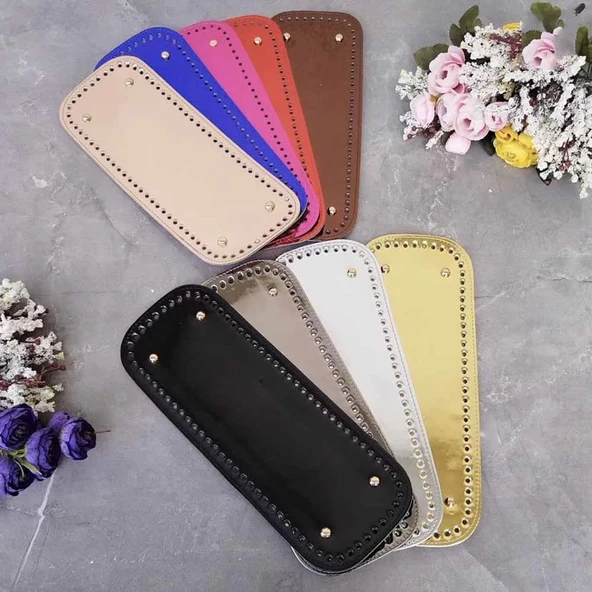 Parlak Rivetli Çanta Tabanı (12x33 Cm )