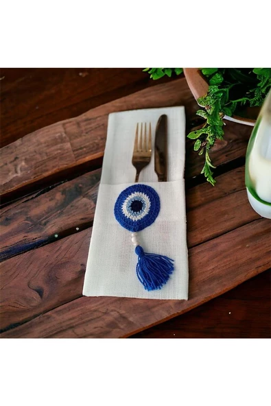 El Örgüsü Çatal Kaşıklık, Tığ İşi Runner - Ranir Nazar Çatal Kaşıklık