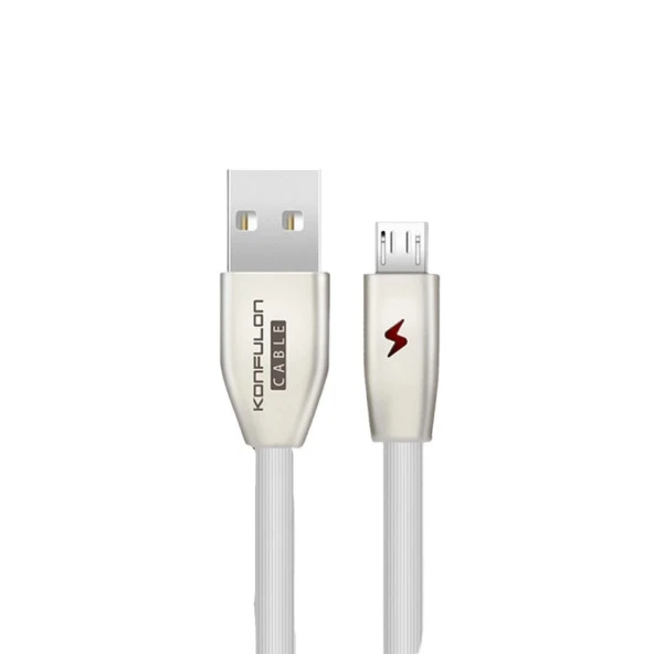 S53 Led Işıklı Micro USB Kablo 1M 3A