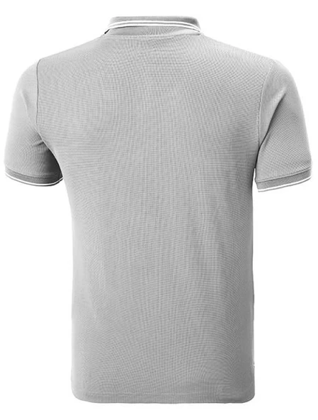 Helly Hansen Kos Erkek Polo Tişört Gri HHA.34068HHA853 - Resim 4