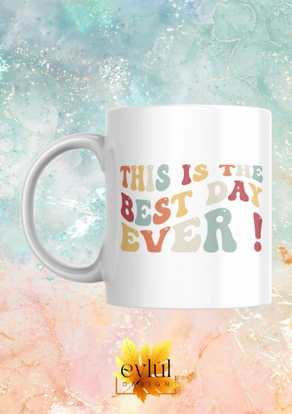 Motivasyon Temalı İngilizce Renkli Baskılı Eğlenceli Özel Tasarım Baskılı Kupa Bardak ürün görseli 1