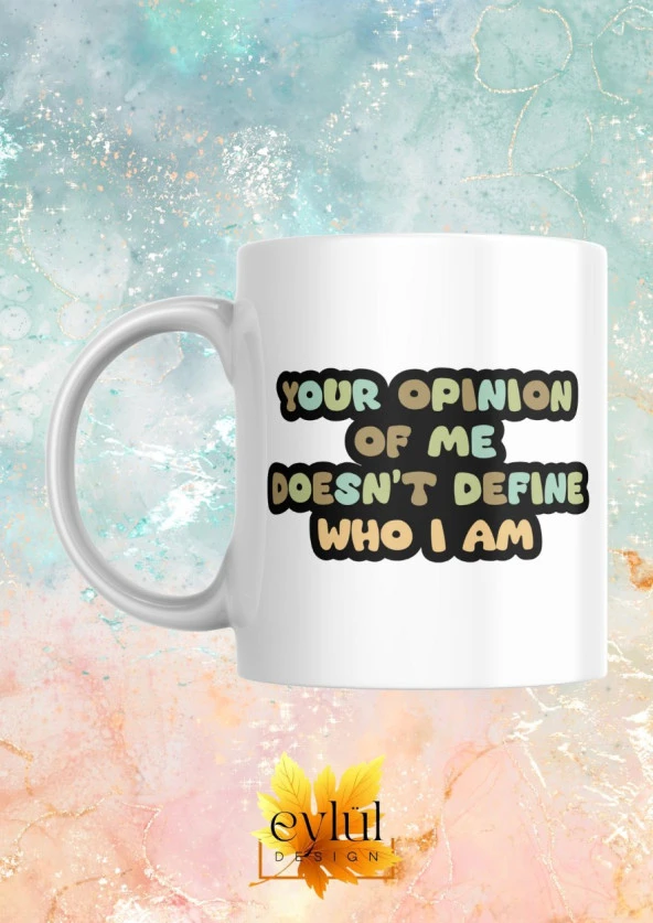 Motivasyon Temalı İngilizce Renkli Baskılı Eğlenceli Özel Tasarım Baskılı Kupa Bardak ürün görseli