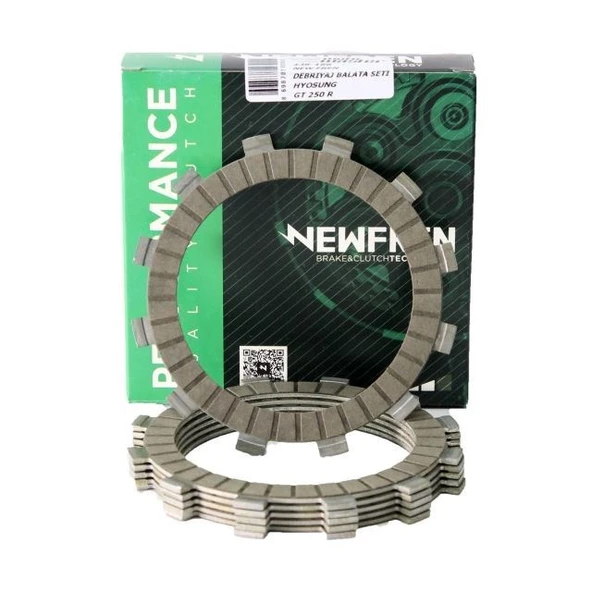HYOSUNG COMET 250 DEBRİYAJ BALATA SETİ NEWFREN ürün görseli