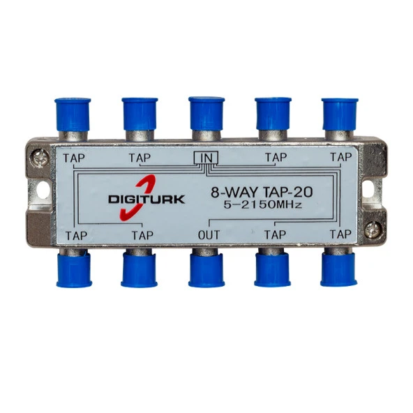 DIGITURK 5-2150 MHZ 20DB 8 YOLLU TAP SWITCH 1/8 SPLITTER - 2