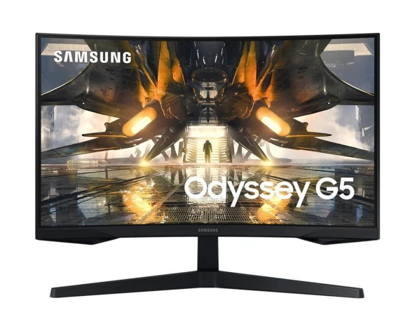 Samsung 27" Odyssey G5 LS27AG550EPXUF 1 ms QHD FreeSync Curved Oyuncu Monitörü