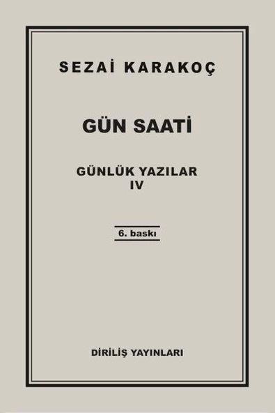 Günlük Yazılar 4 - Gün Saati