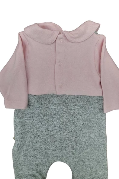 Kız Bebek Salopet Pembe Leopar - 4