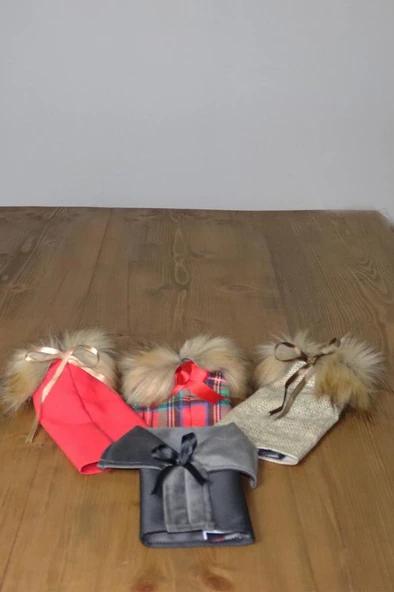 Şarap Şişesi Kılıfı Kırmızı - 3